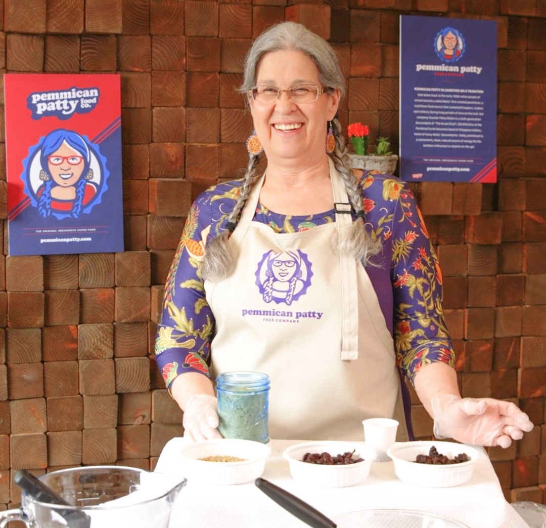 Patt of Pemmican Patty Food Company smiling while marketing Agency MABU captures promotional content for website